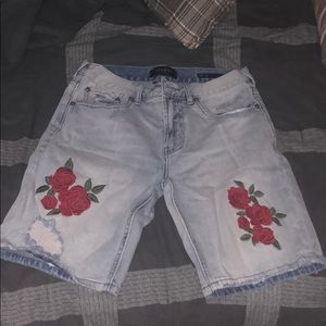 PacSun Rose Jean Shorts